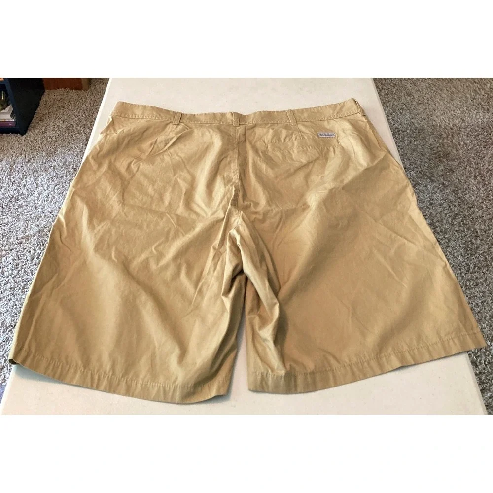New Men's Columbia Archer Mountain Shorts, Sz 40, Khaki Beige